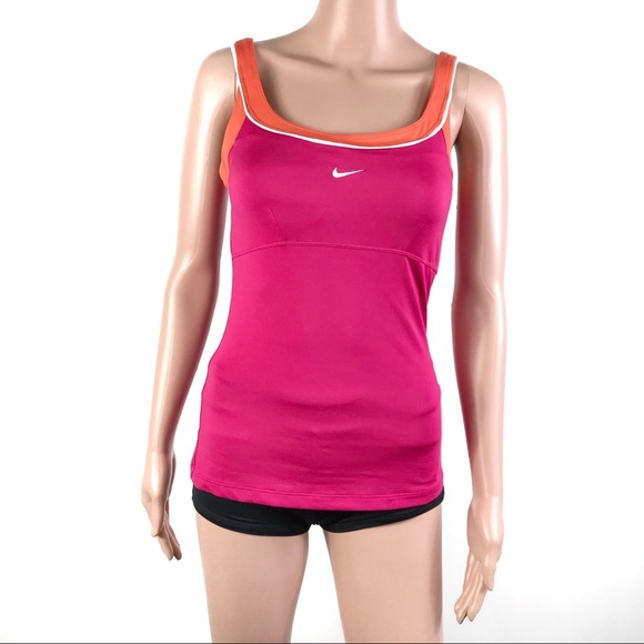 Nike Tops - Nike Tank Top w/ Built-in Bra Size Small